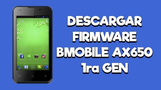 firmware bmobile ax650 primera generacion